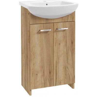 Deftrans Koupelnová skříňka s umyvadlem Twins zlatý dub, 50 x 40 x 85,5 cm – Zboží Dáma Deftrans Koupelnová skříňka s umyvadlem Twins zlatý dub, 50 x 40 x 85,5 cm – Zboží Dáma