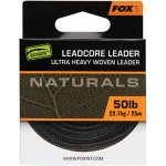 Fox Edges těžká šňůrka bez olova naturals leadcore 25m 50lb 22.7kg – Zboží Dáma