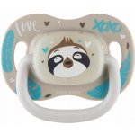 Canpol Babies symetrický silikon dudlík svítící Exotic Lenochod šedá – Zboží Mobilmania