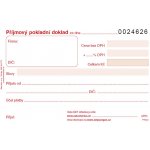 Baloušek Tisk PT022 Příjmový pokladní doklad A6 samopropisovací, 1 1 číslovaný – Hledejceny.cz