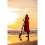 Rozepínací bambusové pončo Oranžové – Zboží Mobilmania