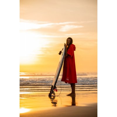 Rozepínací bambusové pončo Oranžové – Zboží Mobilmania