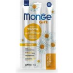Monge Gift Kitten Dentální jemné tyčinky pstruh heřmánek 15 g – Hledejceny.cz