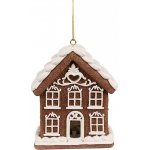 Závěsná svítící ozdoba perníková chaloupka Gingerbread House 9*6*10 21 cm Clayre & Eef – Hledejceny.cz
