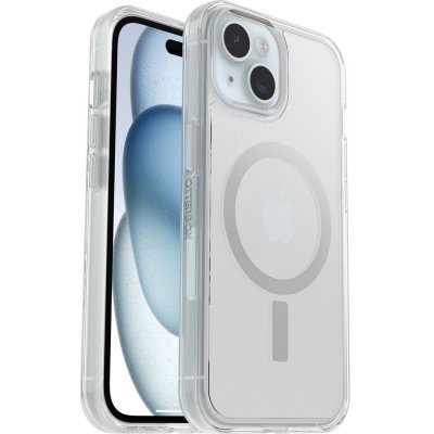 OtterBox Symmetry Clear MagSafe Apple iPhone 15/14/13 čiré