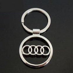 Přívěsek na klíče kovový design Audi přívěsky na klíče - Nejlepší Ceny.cz