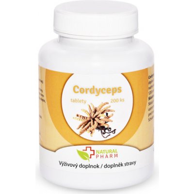 Natural Pharm cordyceps extrakt 350 mg 200 tablet