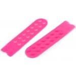 Zapínání / zkracovač na kšiltovky šíře 20 mm - růžová neon (5 pár) – Sleviste.cz