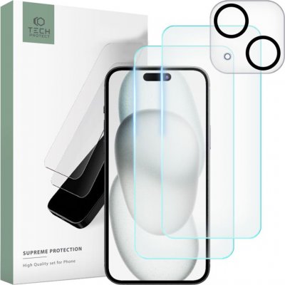 TECH-PROTECT SUPREME SET IPHONE 15 CLEAR 9319456604696 – Zboží Živě