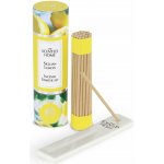 Ashleigh & Burwood Sada vonných tyčinek mini s keramickým stojanem Sicilian Lemon 12 cm – Hledejceny.cz