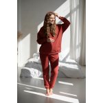 Hrubá těhotenská a kojící oversized mikina Motherhood Chili oil – Zboží Dáma