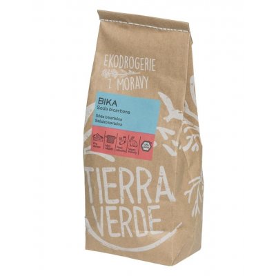 Tierra Verde Bika jedlá soda soda bicarbona hydrogenuhličitan sodný papírový sáček 1 kg – HobbyKompas.cz