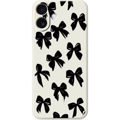 AppleKing ochranný kryt se vzorem mašliček pro iPhone 17 - béžový – Zboží Mobilmania