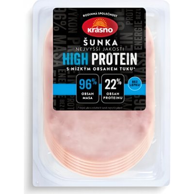 Krásno High protein šunka nejvyšší jakosti 100 g – Zbozi.Blesk.cz