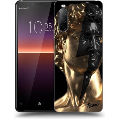 Pouzdro Picasee silikonové Sony Xperia 10 II - Wildfire - Gold černé – Zboží Mobilmania