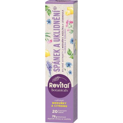 Revital Botanicals Spánek a uklidnění 20 eff.tablet – Hledejceny.cz