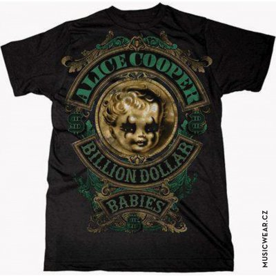 Alice Cooper tričko Billion Dollar Baby Crest – Zboží Mobilmania