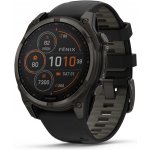 Garmin Fenix 8 47mm Sapphire Solar Titanium Carbon Gray/Black 010-02906-11 – Hledejceny.cz