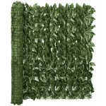 vidaXL Balkónová zástěna s tmavě zelenými listy 600 x 100 cm – Zboží Mobilmania