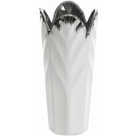 EUROFIRANY KERAMICKÁ VÁZA NIRA 13X13X28 CM BÍLÁ – Hledejceny.cz