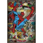Plakát, Obraz - MARVEL COMICS - spider man ret, 61 × 91.5 cm – Zboží Dáma