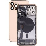 Kryt Apple iPhone 12 Pro Zadní Housing s Malými Díly zlatý – Zboží Mobilmania