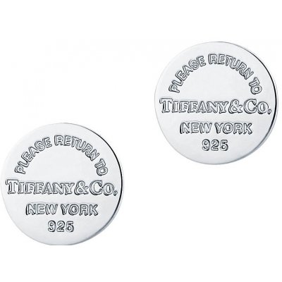 Tiffany & Co. působivé stříbrné náušnice pecky 35236104 – Zboží Mobilmania