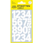 Avery Zweckform 3787 Samolepicí číslice, fólie, 25 mm, 28 ks, bílé – Zboží Dáma