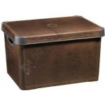 Curver Box úložný dekorativní L Leather – Sleviste.cz