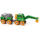 Brio 33698 Vagon + jeřáb – Zboží Mobilmania