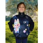 Kugo Teplá dívčí mikina PT2525 tmavě modrá – Zboží Mobilmania