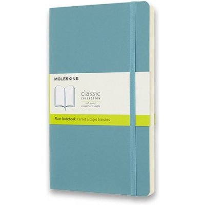 Moleskine Zápisník L měkké desky tyrkysový čistý A5 96 listů