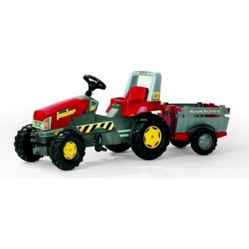 Rolly Toys Rolly Toys Šlapací traktor Rolly Juniors vlečkou červený
