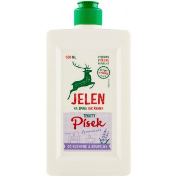 Jelen tekutý písek do koupelny a kuchyně Levandule 500 ml