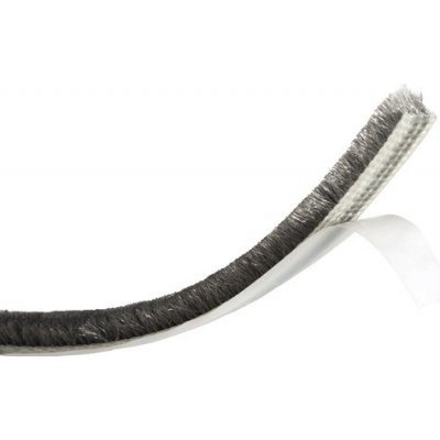 Kartáč těsnící 4mm, L 11m, šedý – Zboží Mobilmania