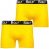 Boxerky, trenky, slipy Žluté pánské boxerky 0953-2P 2 Pack