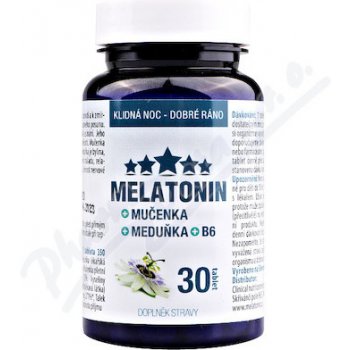 Clinical Melatonin Mučenka Meduňka B6 30 tablet