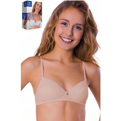 Teen bra dětská jednobarevná podprsenka tělová – Zboží Dáma