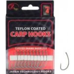 Zfish teflon hooks Curved Shank Barbless vel.6 10 ks – Zboží Mobilmania