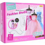 RKToys Kreativní sada Malá návrhářka barevné látky a doplňky – Zboží Mobilmania