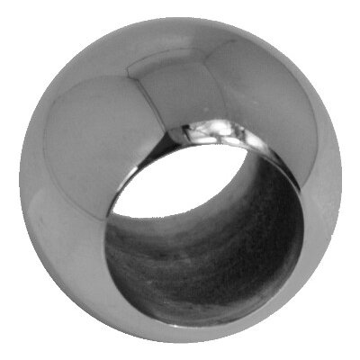 Kovoinox Koule průchozí ø 20 mm na trubku ø 12 mm (otvor ø 12,2 mm), leštěná nerez / AISI304 – Hledejceny.cz