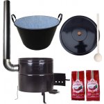 Perfect Home kotel na guláš a zabijačku smalt 1,2 mm 100 l kotlina 60 cm KOV poklice smalt 62 cm vařečka 80 cm Smrek paprika sladká a šiplavá GURMÁN 250 g – Zboží Dáma