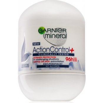 Garnier Mineral Action Control + Clinically Tested antiperspirant roll-on  50 ml od 60 Kč - Heureka.cz