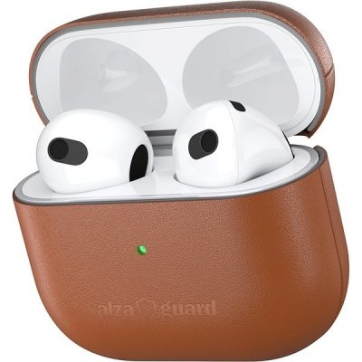 AlzaGuard Genuine Leather Case pro AirPods 2021 AGD-ACL7C – Zboží Živě