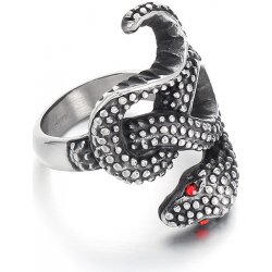 Royal Fashion pánský prsten Had KR105952 KJX