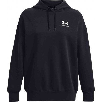 Under Armour ESSENTIAL FLC OS Hoodie dámská mikina černá – Zboží Mobilmania