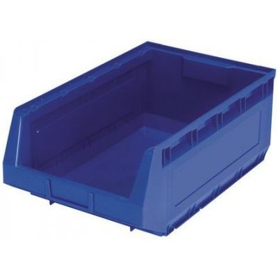 Manutan Plastový box 25 x 36,3 x 58 cm, modrý