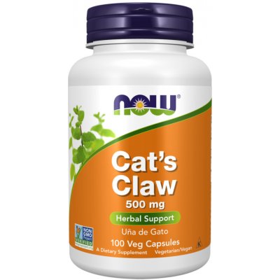 Now Foods Foods Vilcacora Cat's Claw 500 mg 100 rostlinných kapslí – Hledejceny.cz