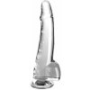Dilda Pipedream King Cock Clear Cock with Balls 10" Transparent