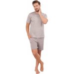 Italian Fashion Bert pánské pyžamo krátké béžovo bílé – Hledejceny.cz